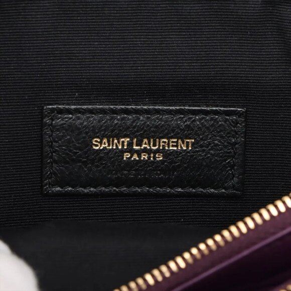 Saint Laurent Paris Sunset Leather Chain Shoulder Bag Red 442906 - Picture 8 of 11